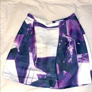 Carven Crystals Print Skirt